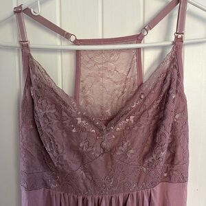 Kindred Bravely Lace Detail Chemise - Mauve